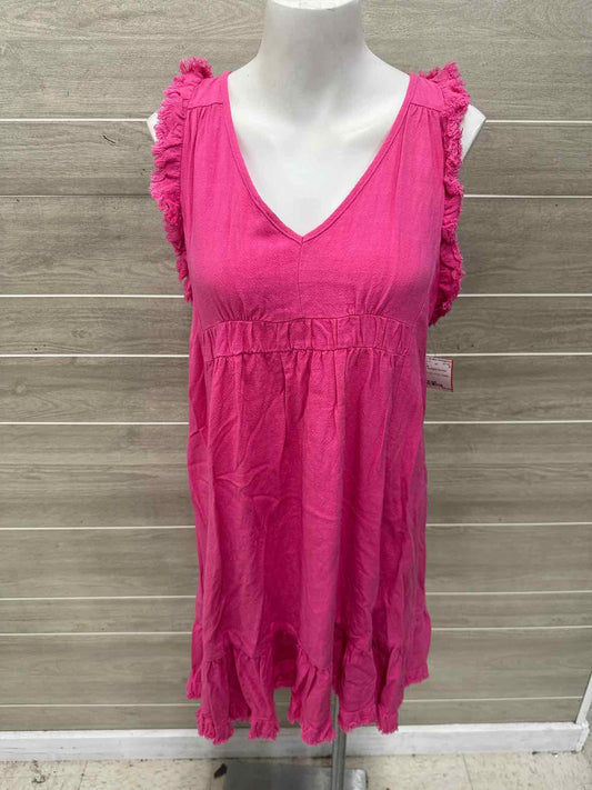 Umgee Size 6/8 Pink Womens Dress