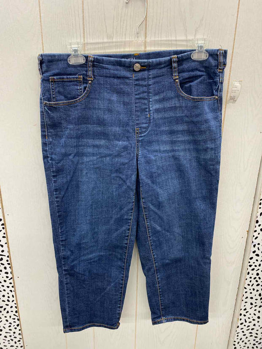 Time & Tru Blue Womens Size 12/14 Jeans