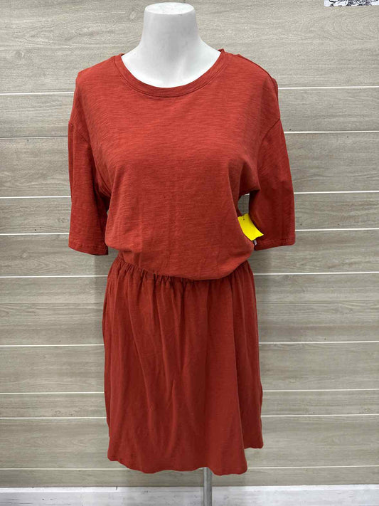 Old Navy Size 10 Tall Orange Womens Dress