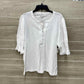 Wonderly White Womens Women Size 1X Shirt