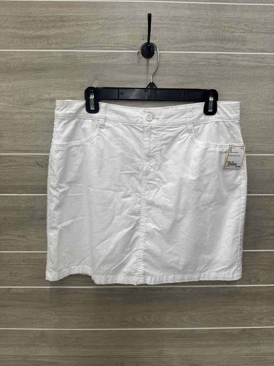 SJB White Womens Size 10 Skirt