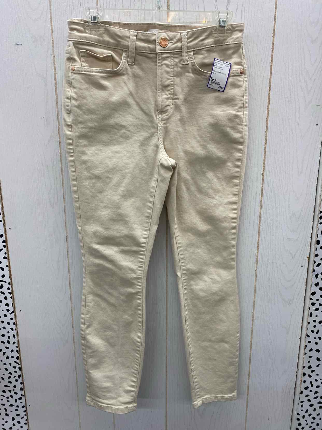 Lauren Conrad Cream Womens Size 4 Pants