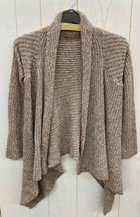 Pink Rose Brown Womens Size M Sweater