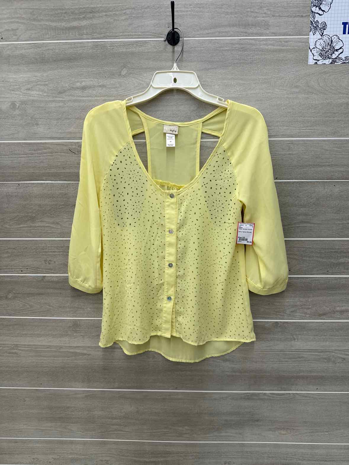Daytrip Yellow Womens Women Size XS Shirt