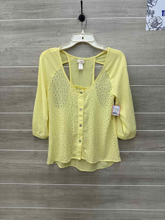 Daytrip Yellow Womens Women Size XS Shirt