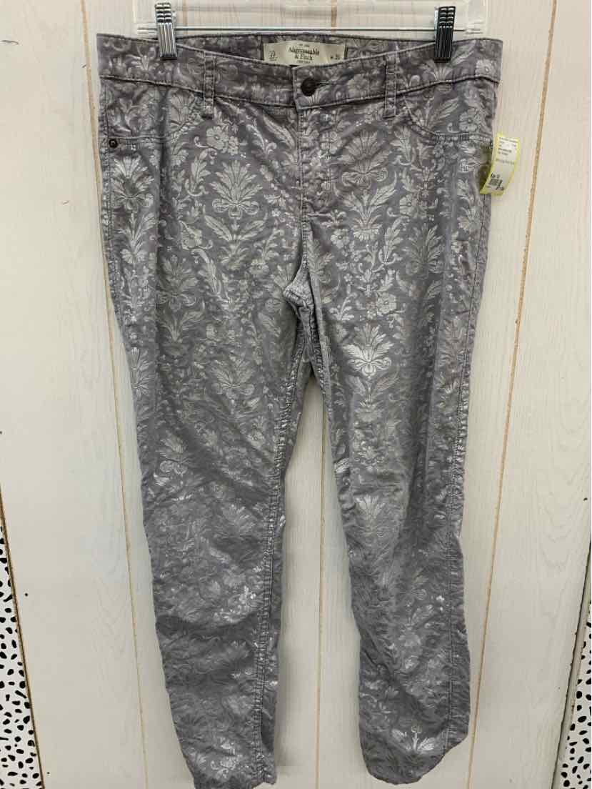 Abercrombie & Fitch Gray Womens Size 10 Pants