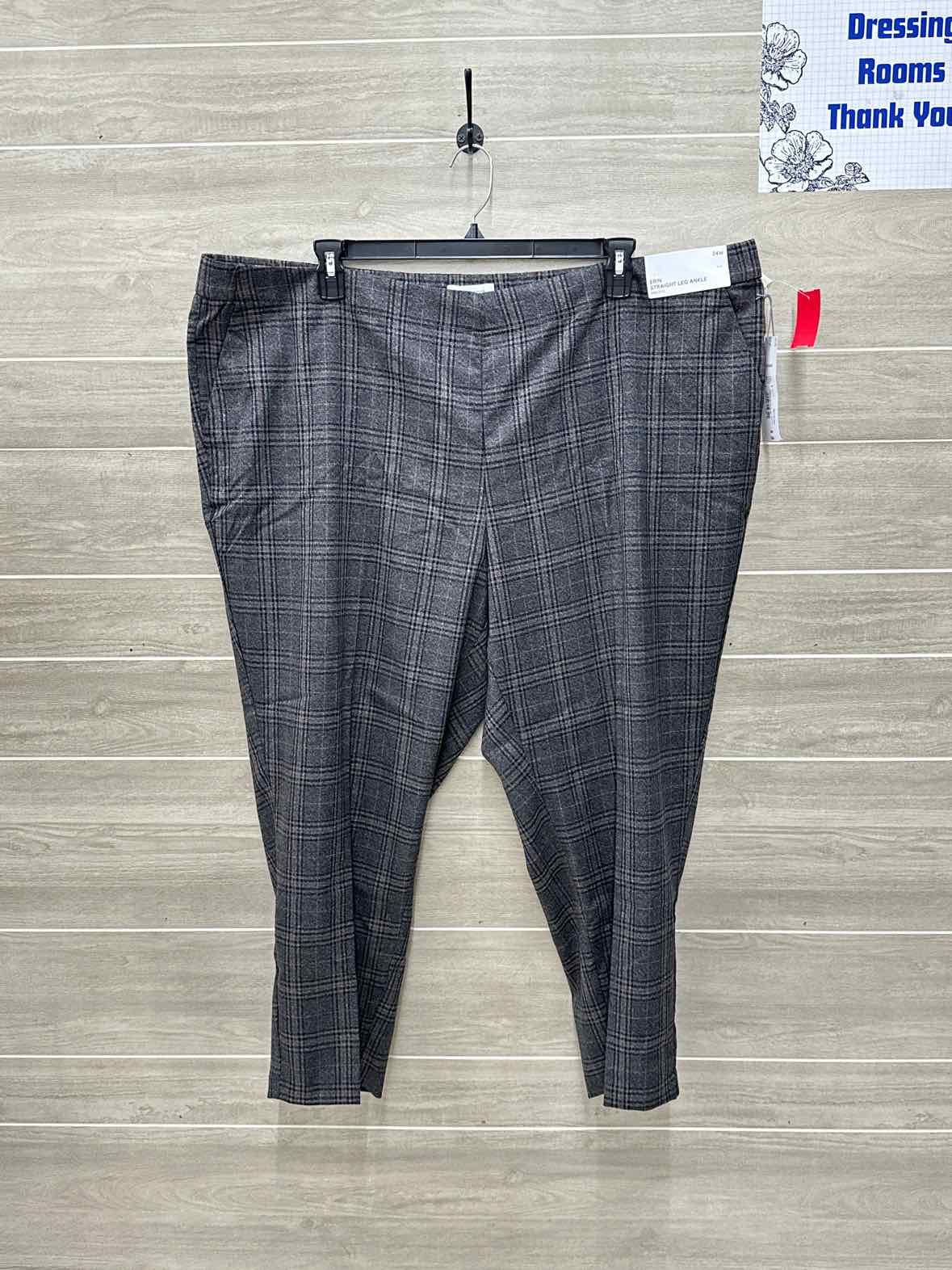 Liz Claiborne Gray Womens Women Size 24W Pants