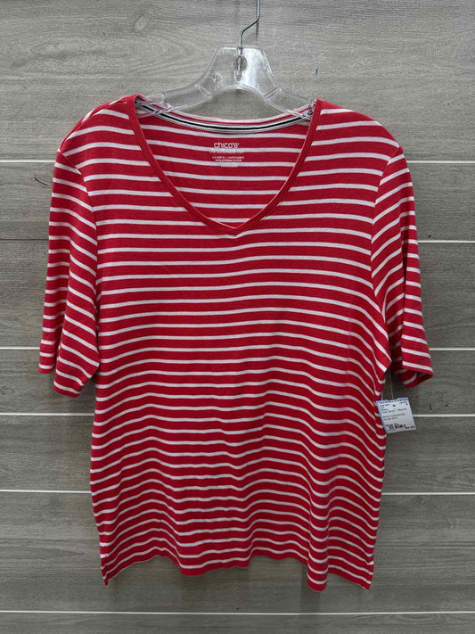 Chico's Size XL Coral Womens Shirt