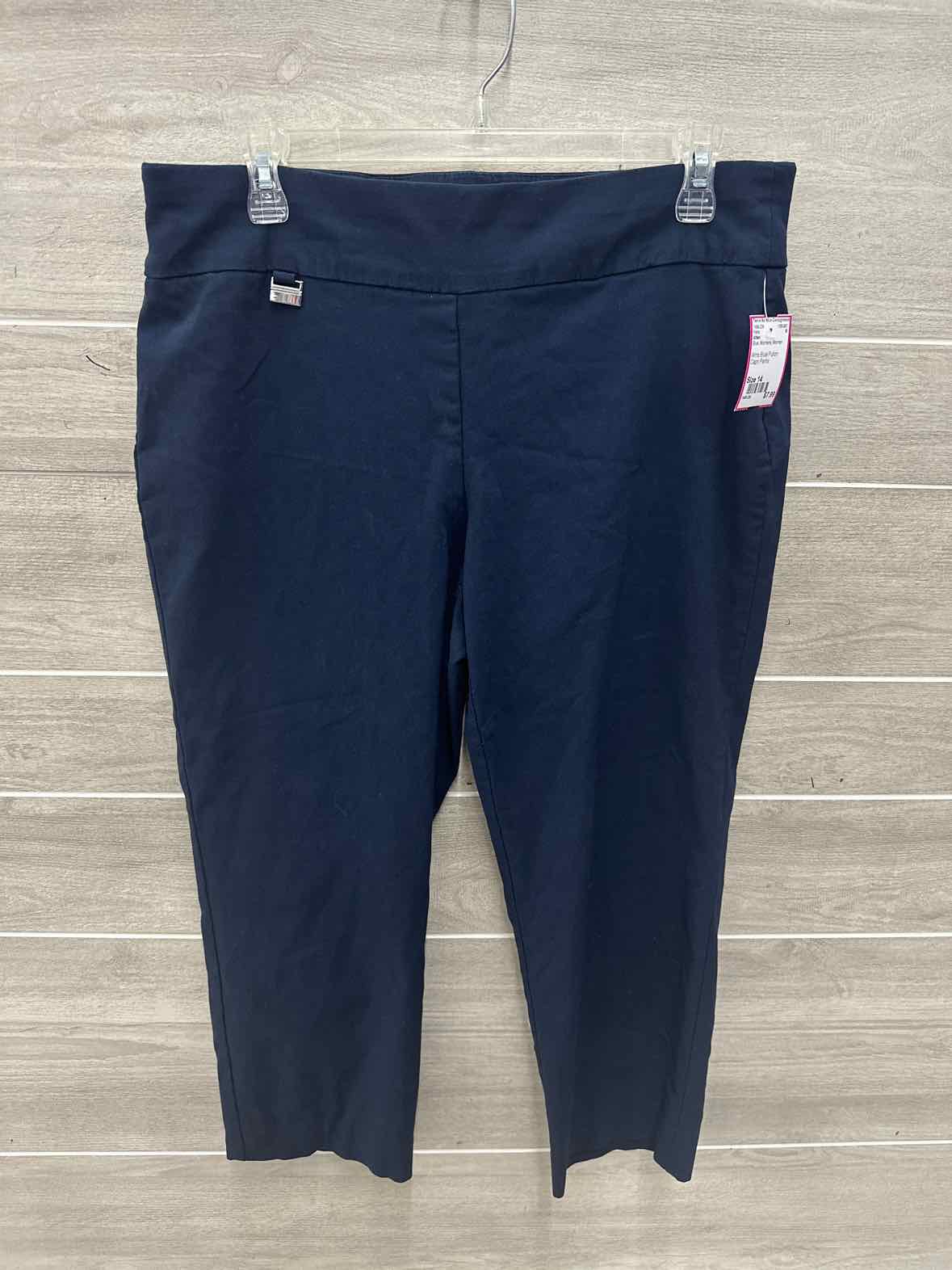 Alfani Size 14 Blue Womens Pants