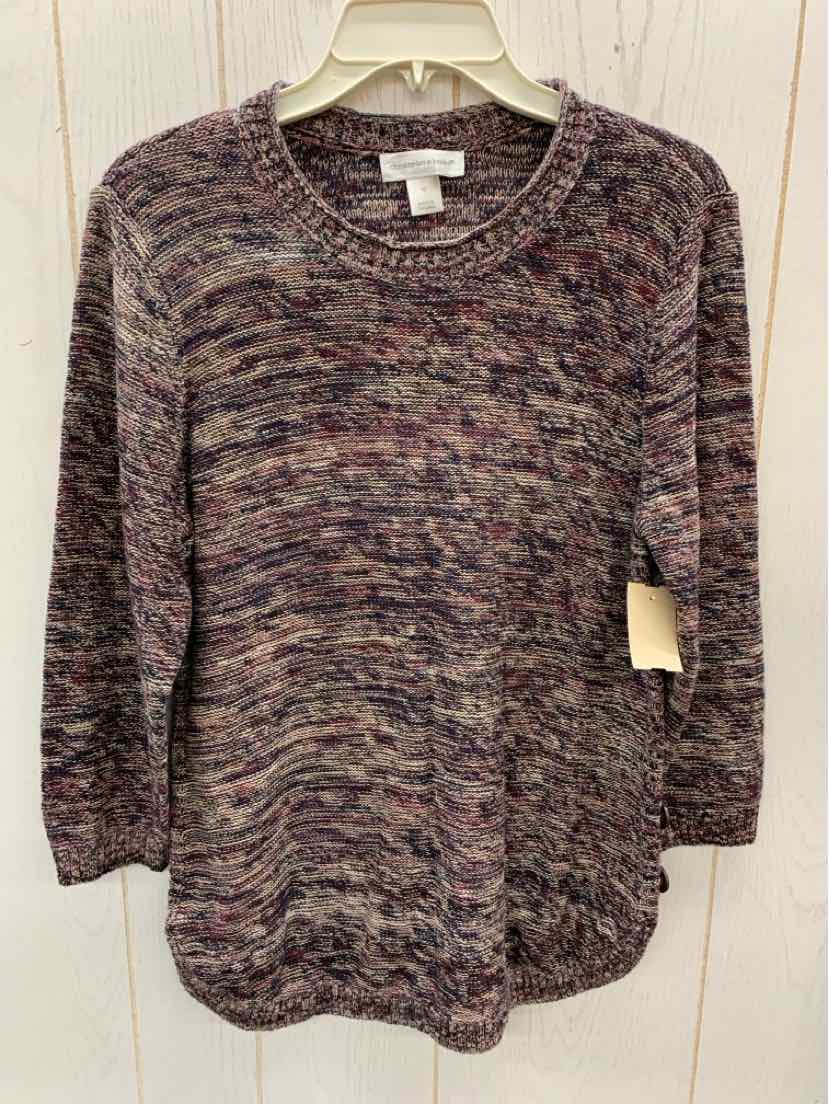 Christopher & Banks Purple Womens Size M Sweater