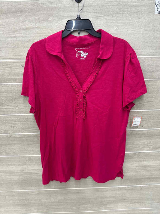 JMS Pink Womens Women Size 16 Shirt
