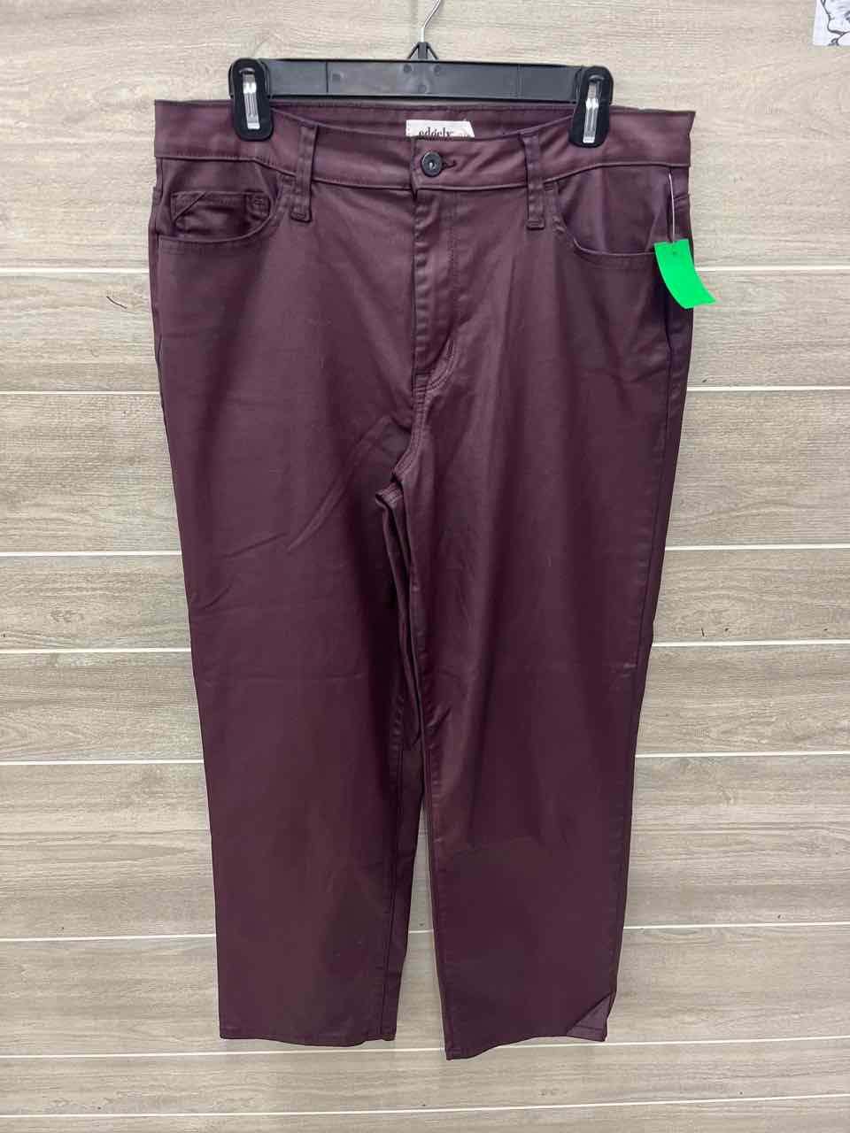 Edgely Size 16 Burgundy Womens Pants