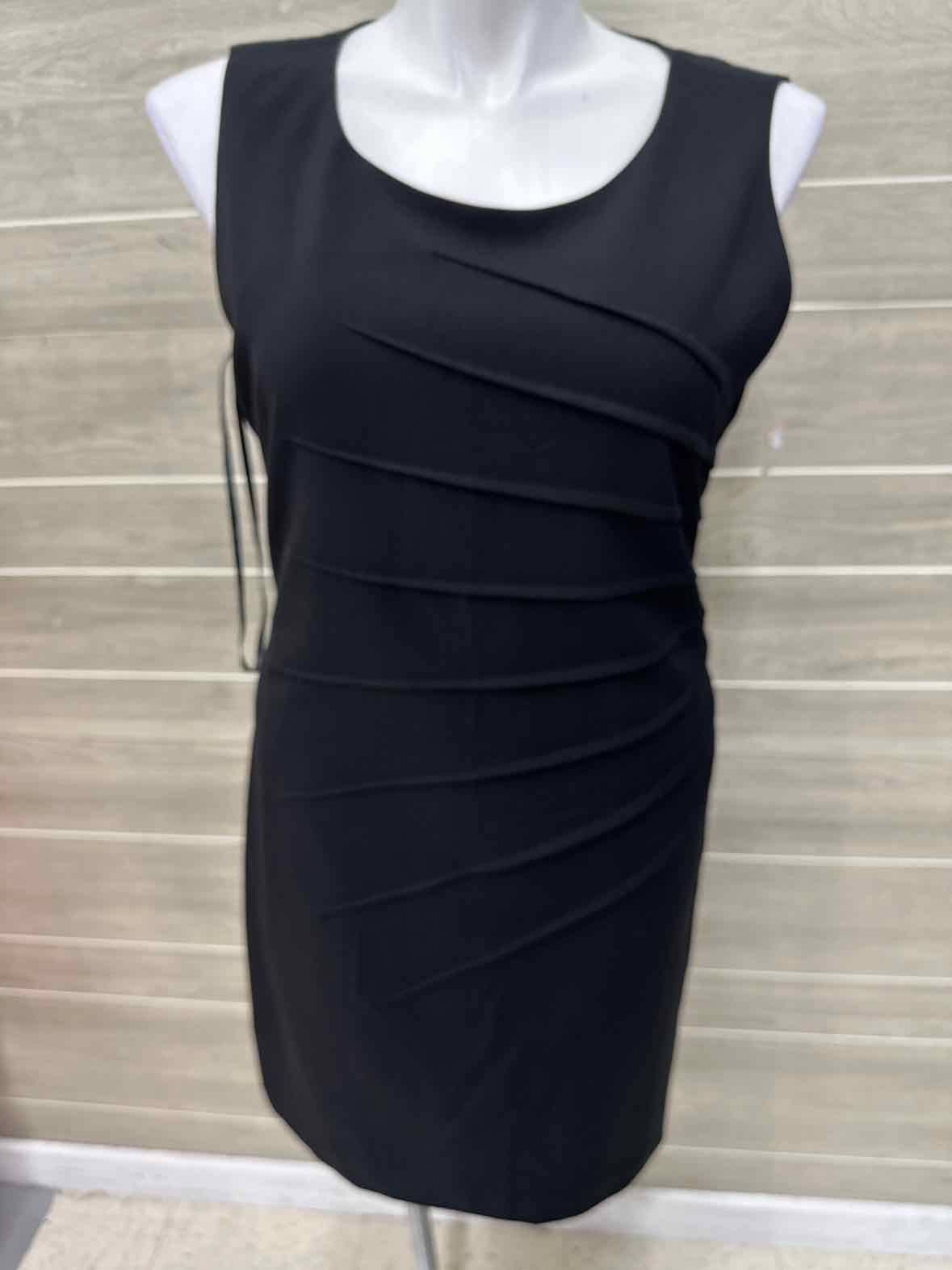 Calvin Klein Size 14 Black Womens Dress