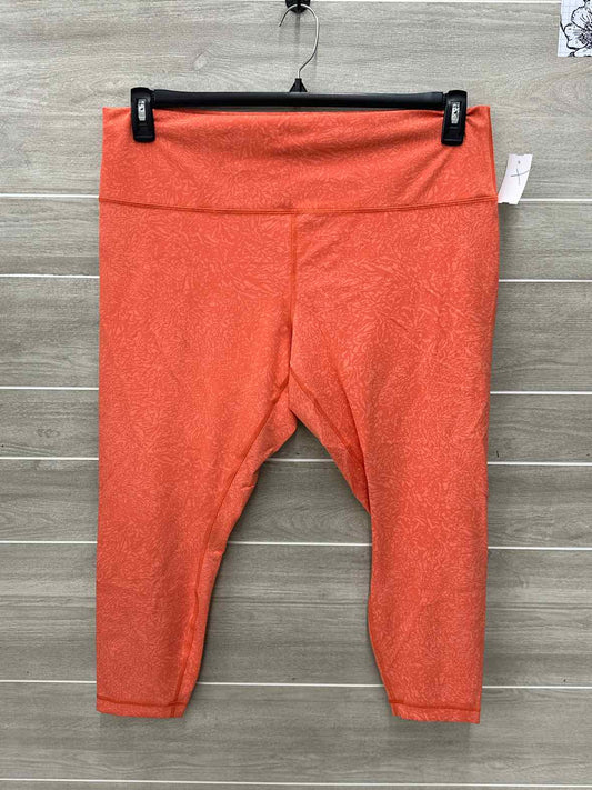 Lululemon Coral Womens Size 20 Leggings