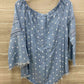 Tribal Blue Womens Size M Shirt