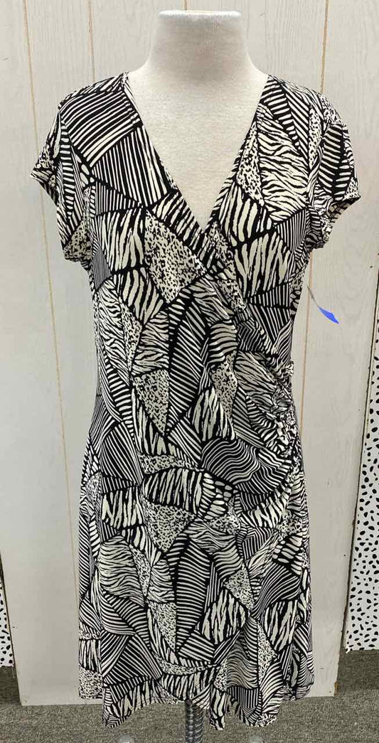 DOTS Black Womens Size 10/12 Dress