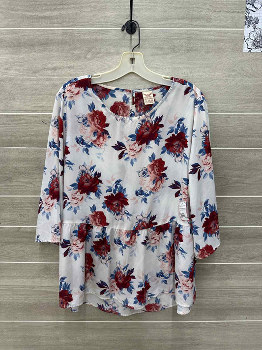 Faded Glory White Womens Women Size 16/18 Shirt