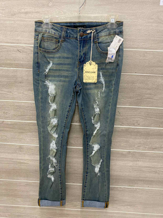 Mind Code Blue Junior Size 3 Jeans
