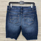 Time & Tru Blue Womens Women Size 8 Shorts