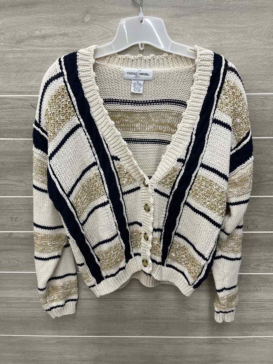 Casual Corner Size M Cream Womens Sweater