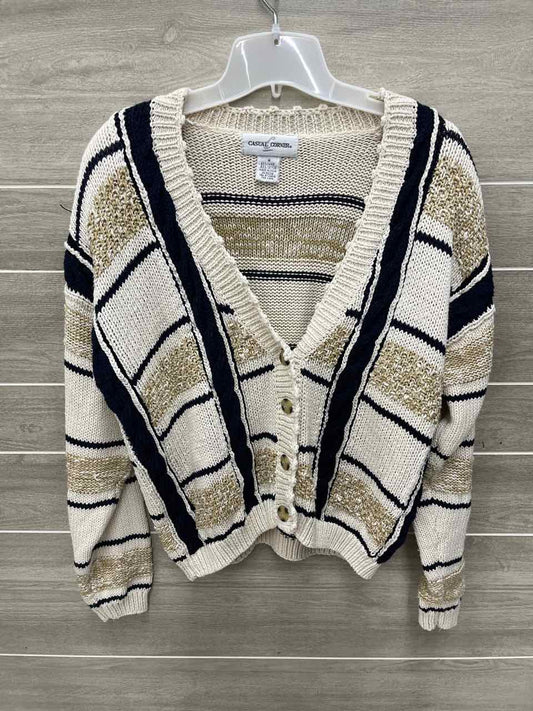 Casual Corner Size M Cream Womens Sweater