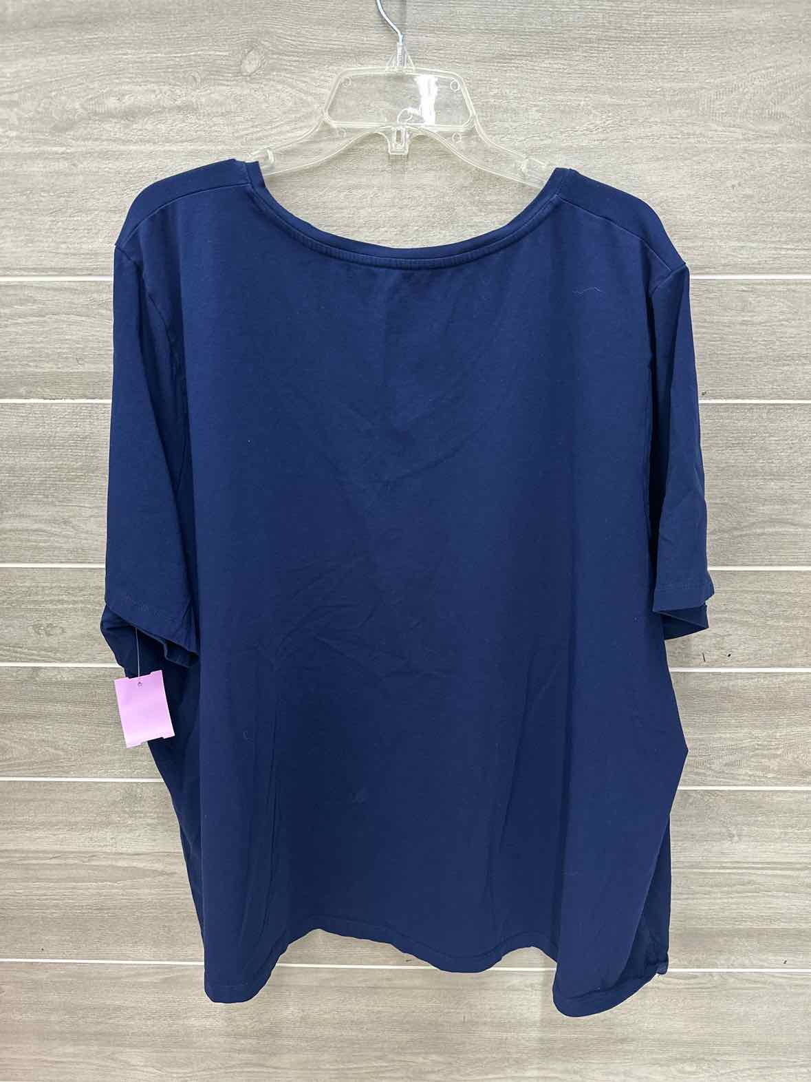 Catherines Blue Womens Size 4X Shirt