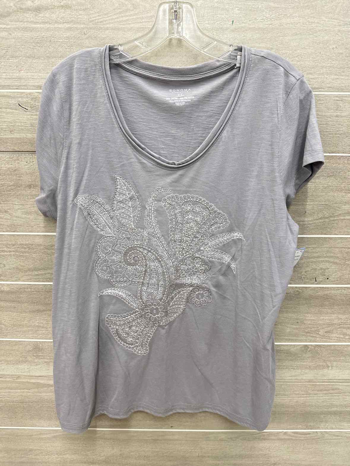 Sonoma Size XL Gray Womens Shirt