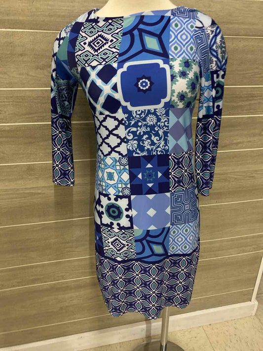 Melis Kozan Blue Womens Size XS Dress