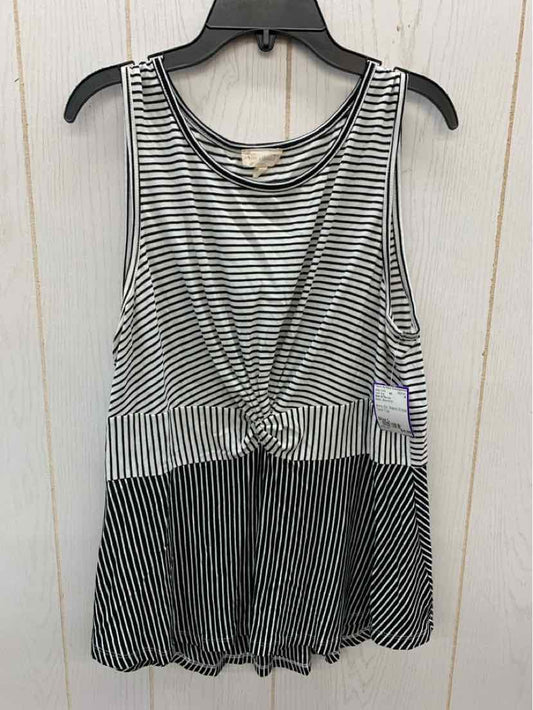 Hem & Thread Black Womens Size L Tank Top