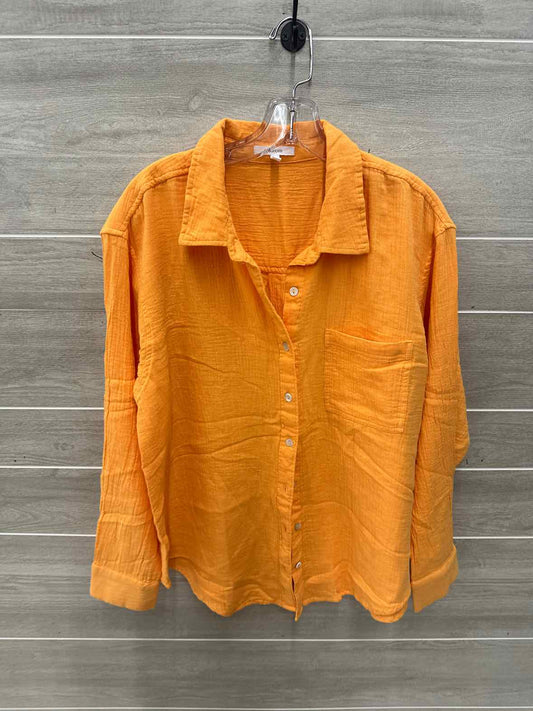 Maurices Size S Orange Womens Shirt