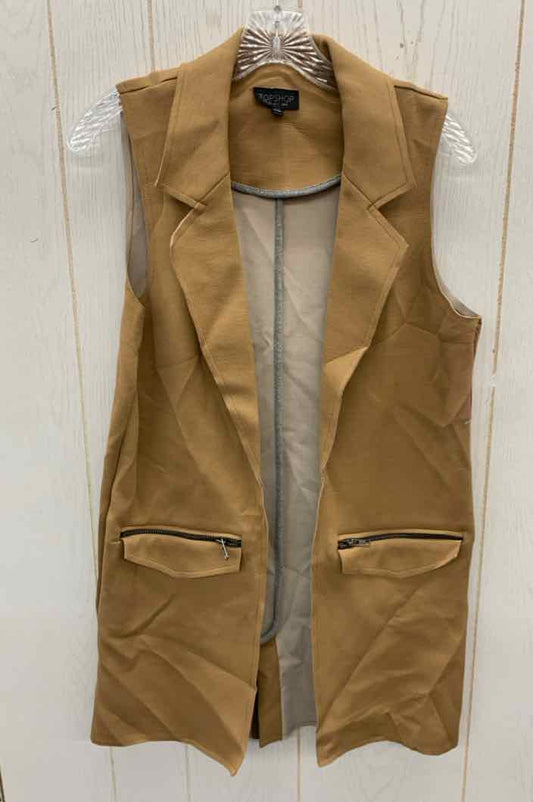 TopShop Brown Womens Size XS Vest