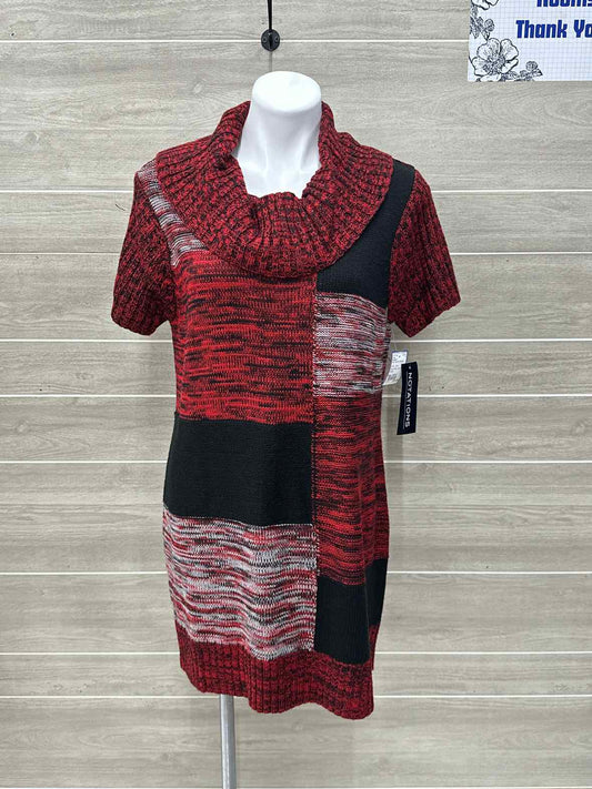 Notations Size 10/12 Red Womens Dress