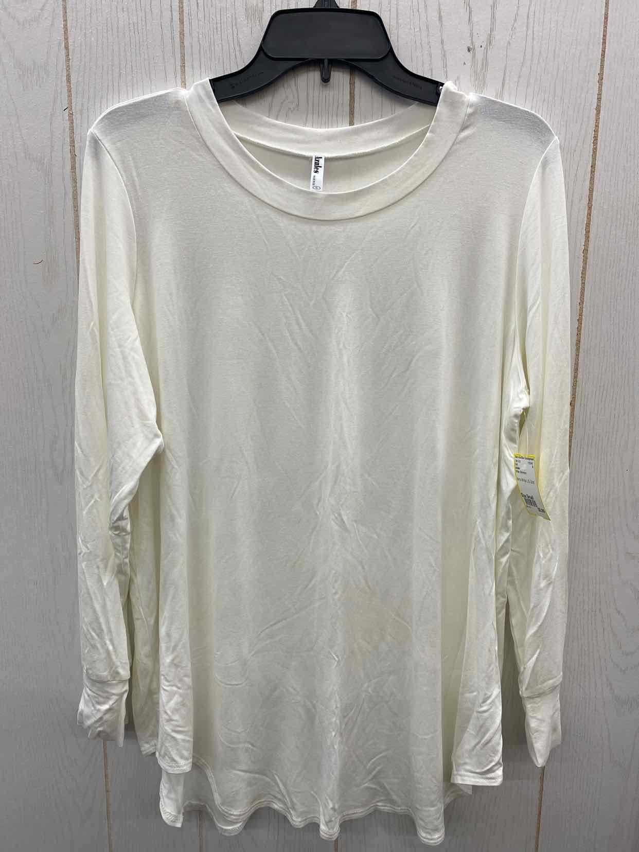 Azules White Womens Size Small Shirt