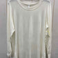 Azules White Womens Size Small Shirt