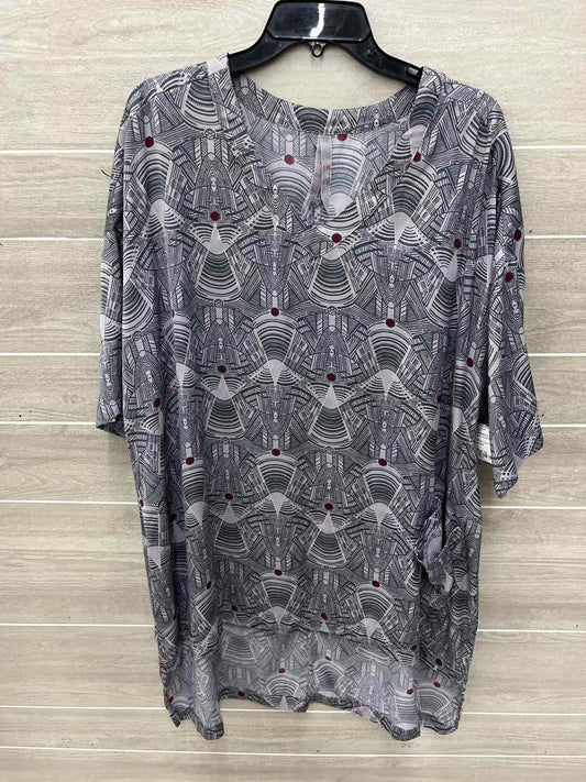 Melissa McCarthy SEVEN Gray Womens Women Size 1X Shirt