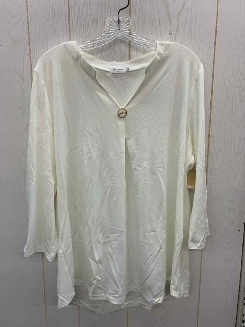 White Womens Size XL Shirt