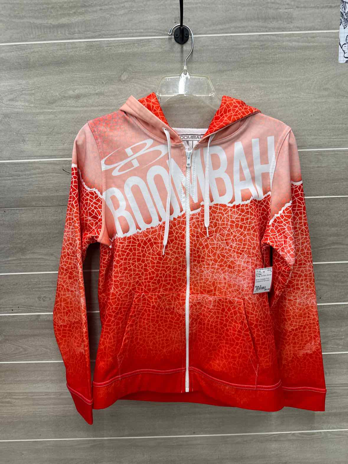 BoomBah Size S Orange Womens Sweatshirt
