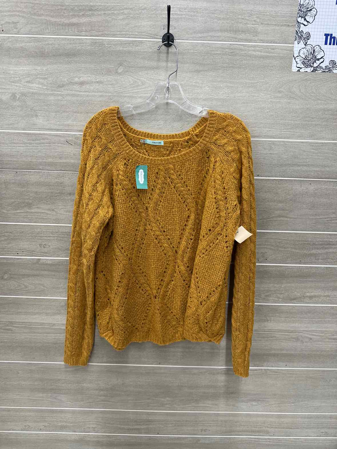 Maurices Size XL Yellow Womens Sweater