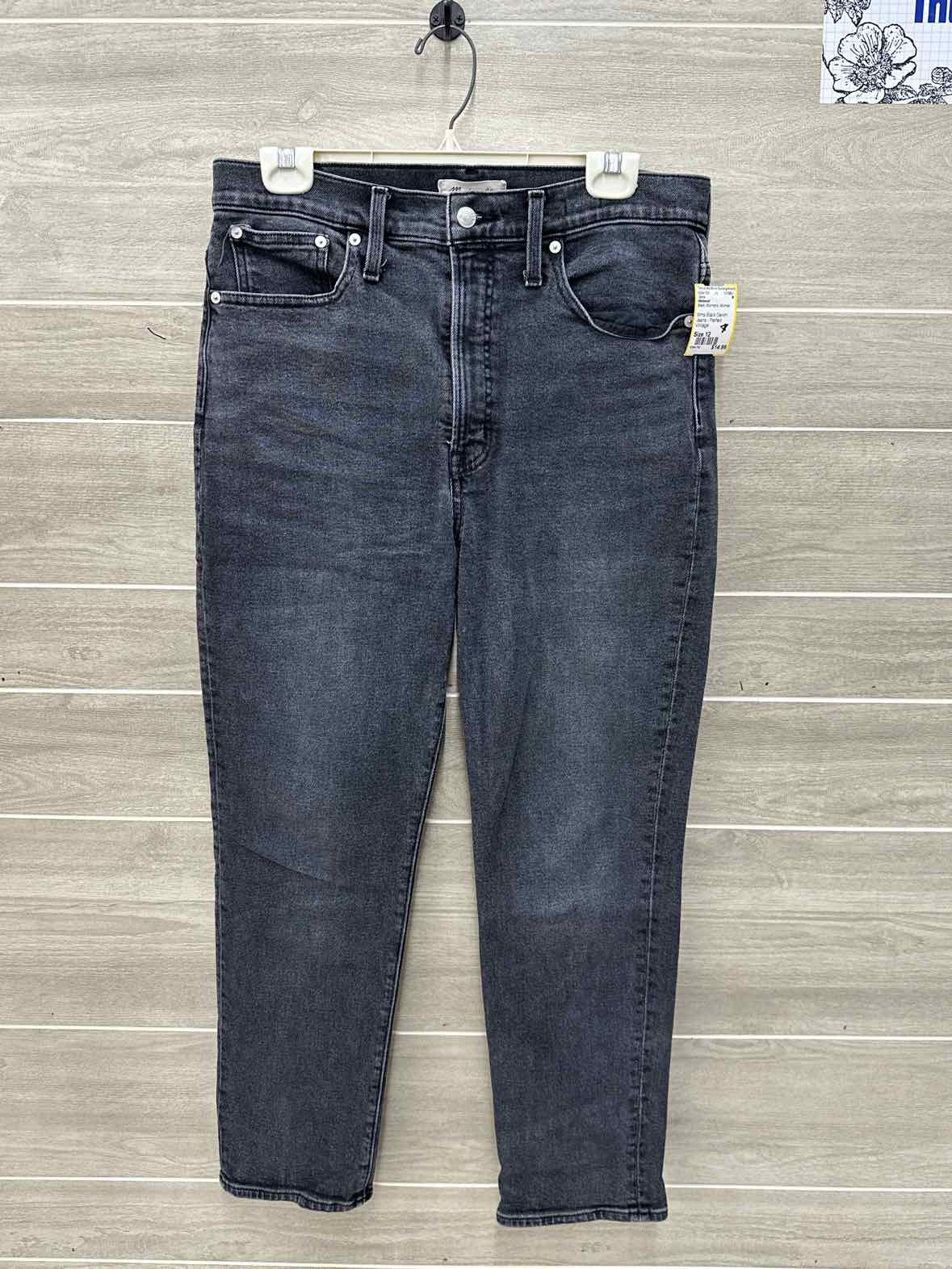 Madewell Black Womens Women Size 12 Jeans