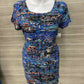 Blue Womens Size L Dress