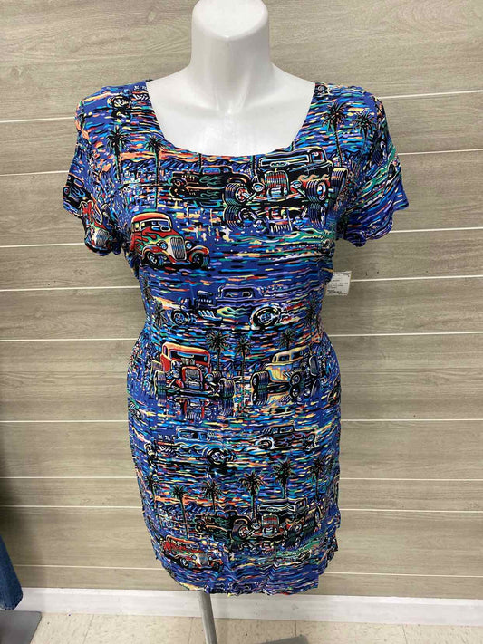 Blue Womens Size L Dress