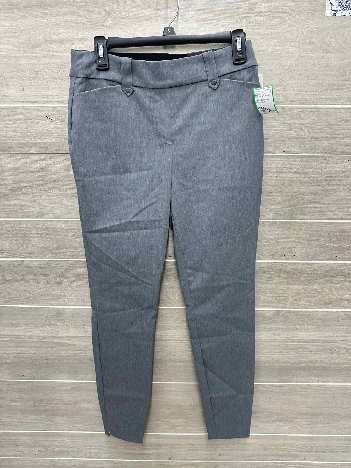 Maurices Size 6 Gray Womens Pants