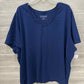 Catherines Blue Womens Size 4X Shirt