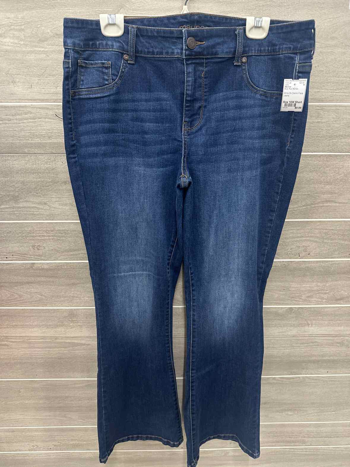Maurices Size 16W Short Blue Plus Jeans