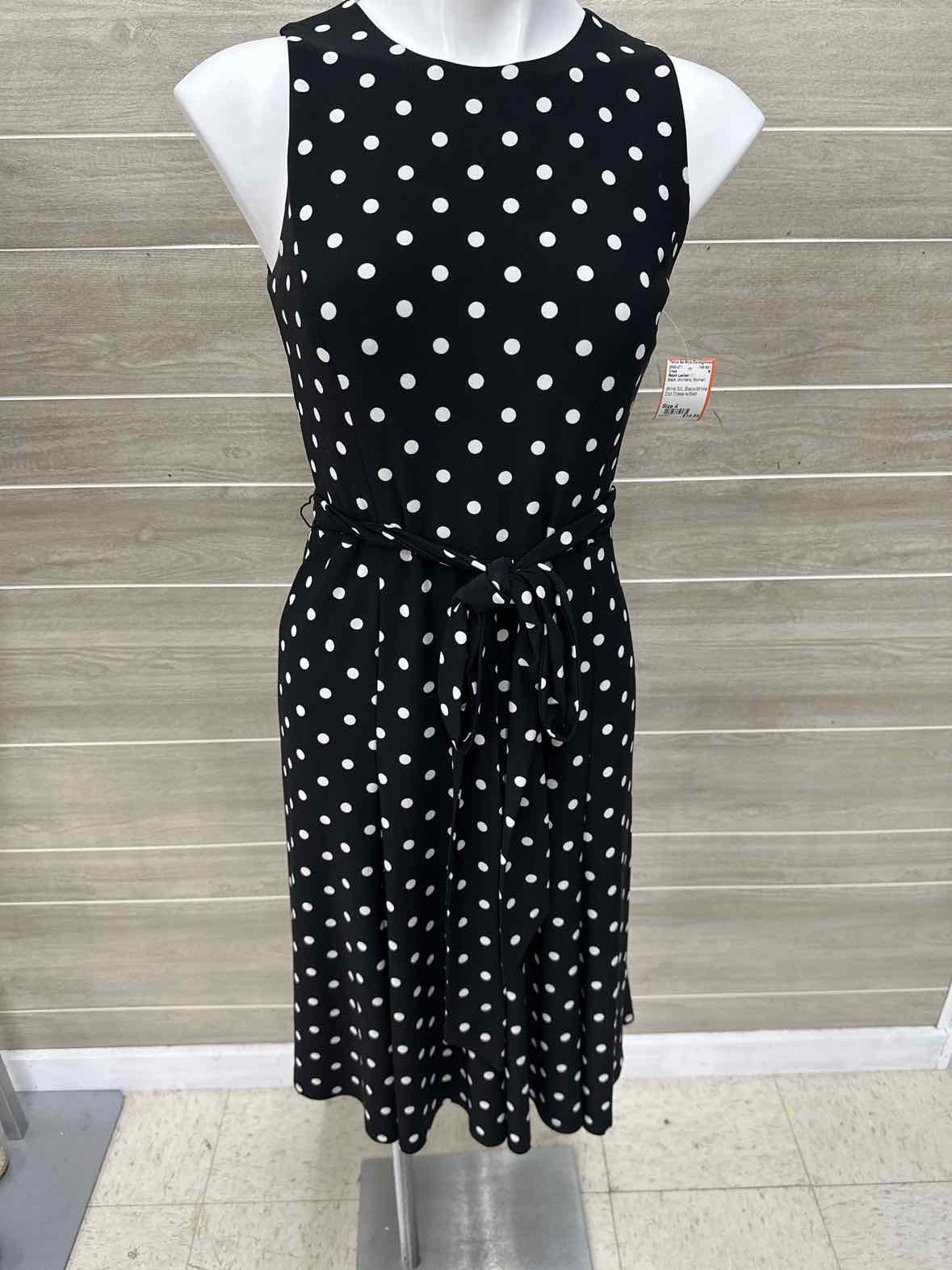 Ralph Lauren Black Womens Women Size 4 Dress