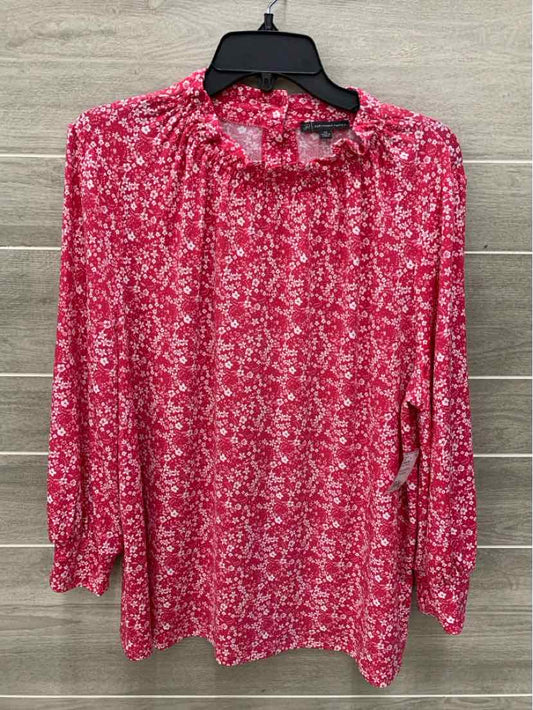 Adrianna Papell Pink Womens Size XL Shirt