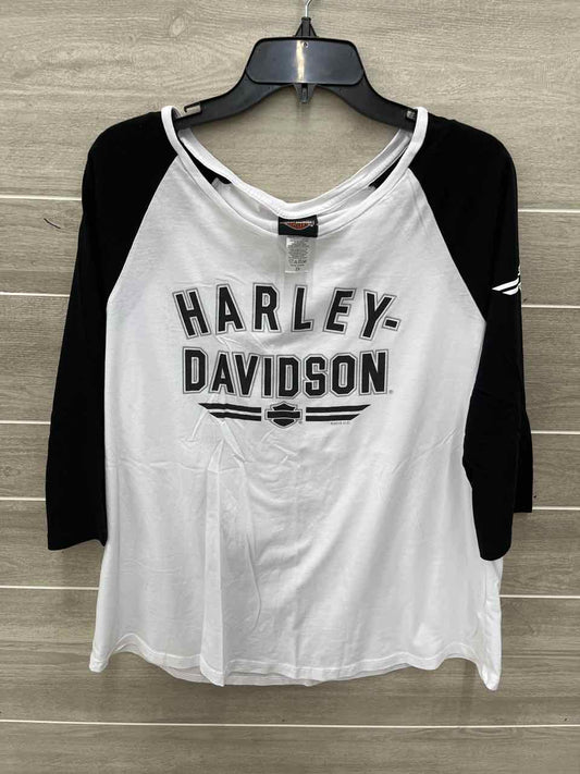 Harley Davidson White Womens Women Size 2X Shirt