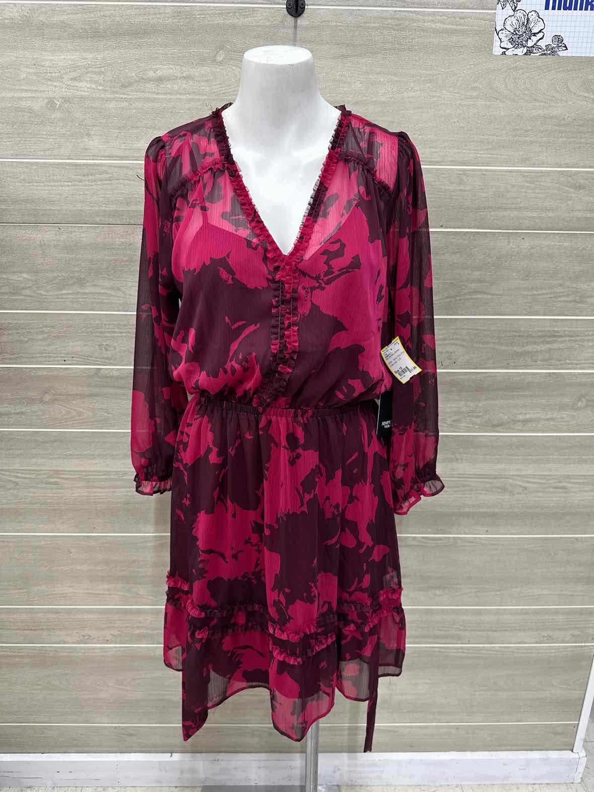 Simply Vera Size 10 Pink Womens Dress