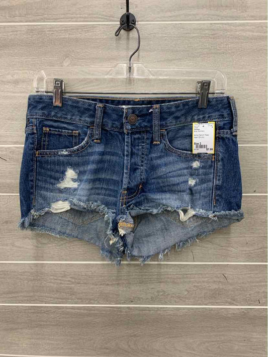 Hollister Blue Womens Size 2 Shorts