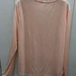 Zyia Peach Womens Size XL Shirt